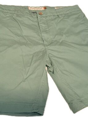 L.O.L. Vintage Men's Sage Green Flat Front Shorts